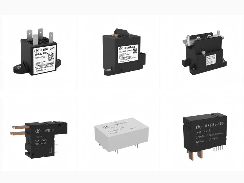 Relay and switch